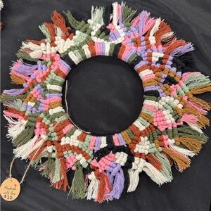 Colorful Handmade Woven Wall Hanging